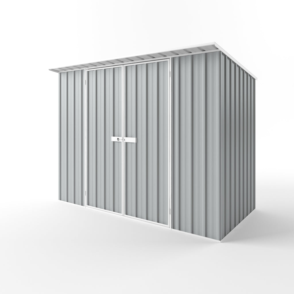 Skillion Roof Garden Shed 3.00m (w) x 1.50m (d) Standard - 2.10m Gull Grey Colour