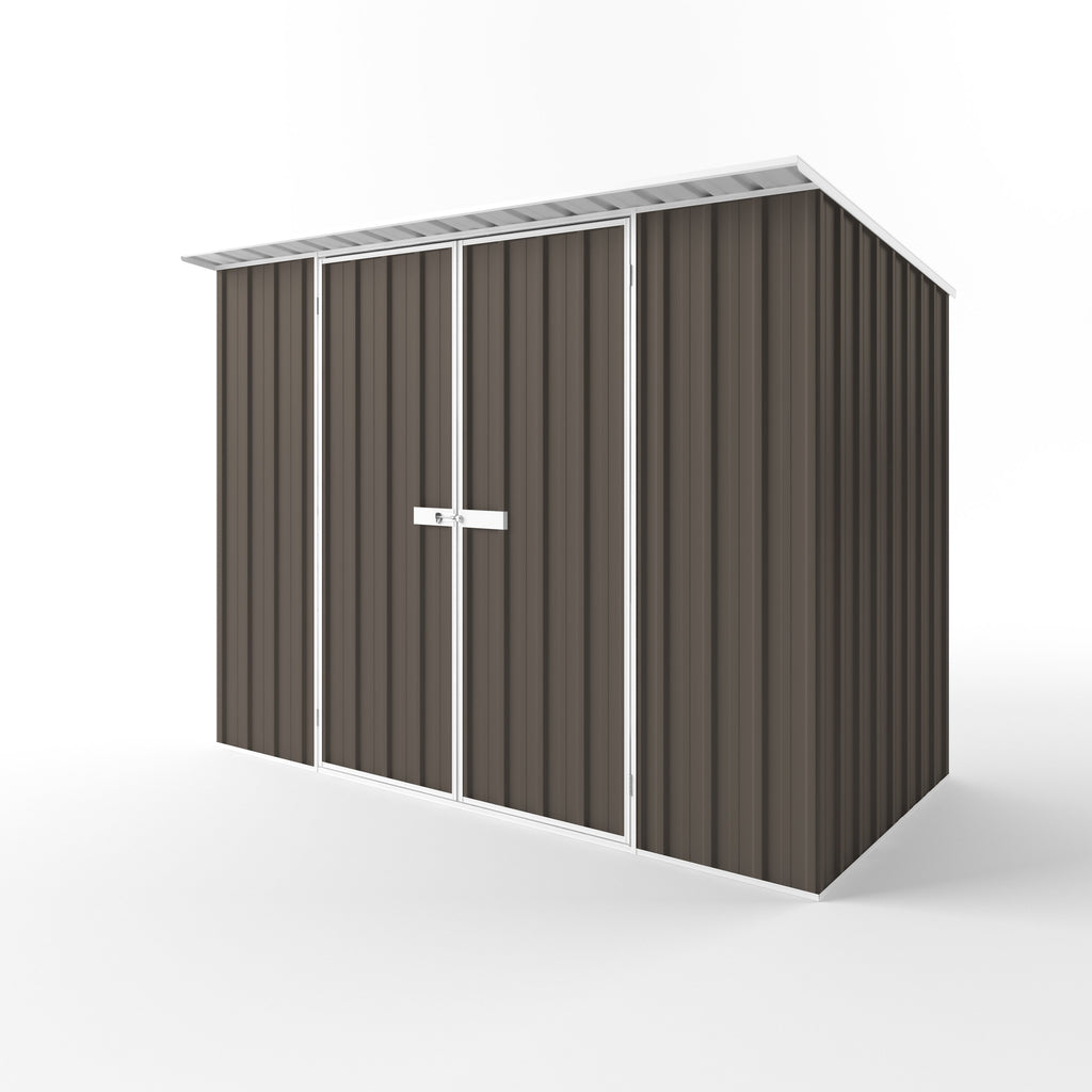 Skillion Roof Garden Shed 3.00m (w) x 1.50m (d) Standard - 2.10m Jasmin Brown Colour