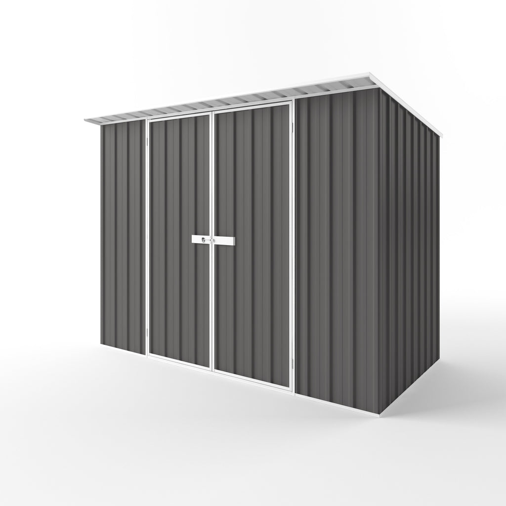 Skillion Roof Garden Shed 3.00m (w) x 1.50m (d) Standard - 2.10m Slate Grey Colour