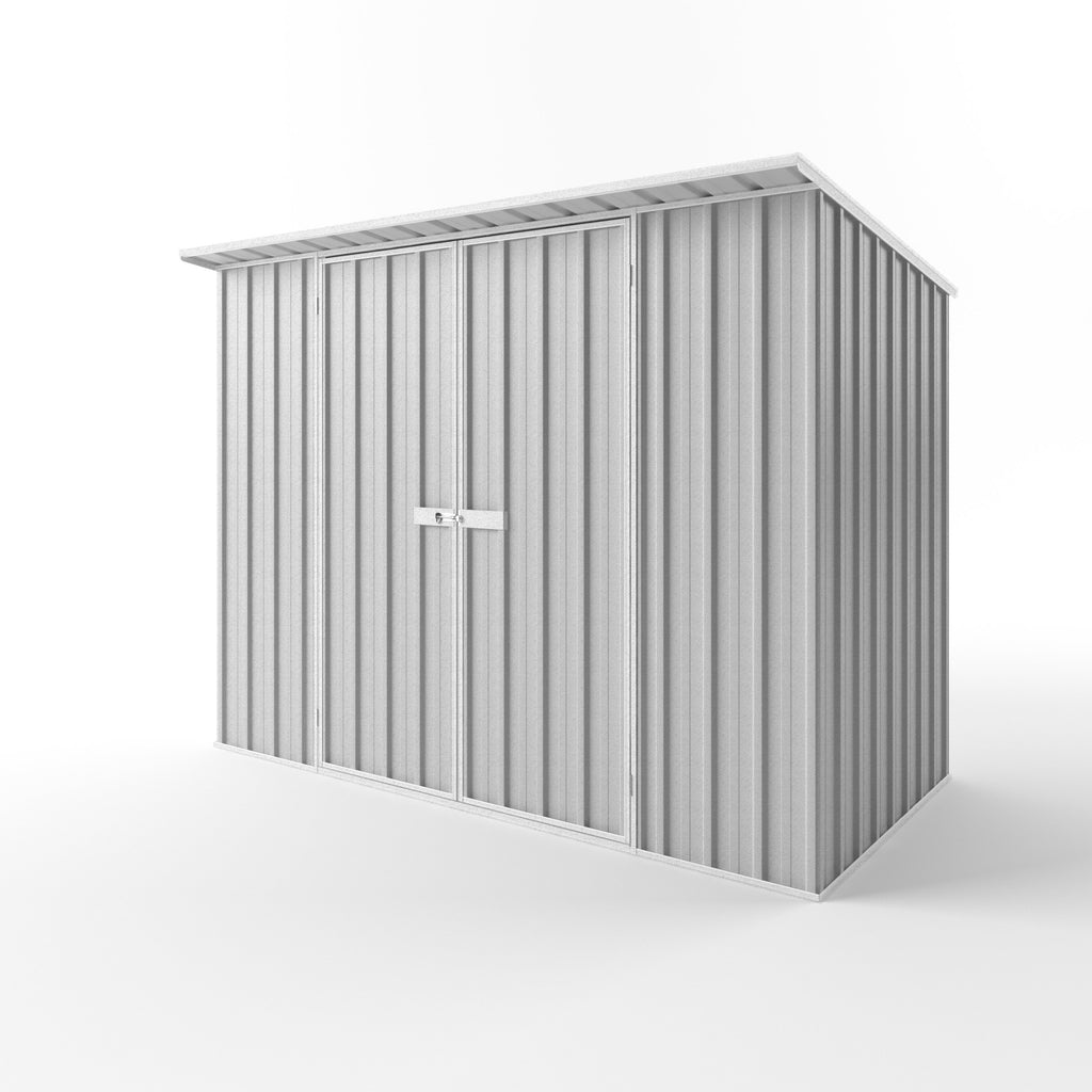 Skillion Roof Garden Shed 3.00m (w) x 1.50m (d)x 2.10m (h)  Zinc Colour