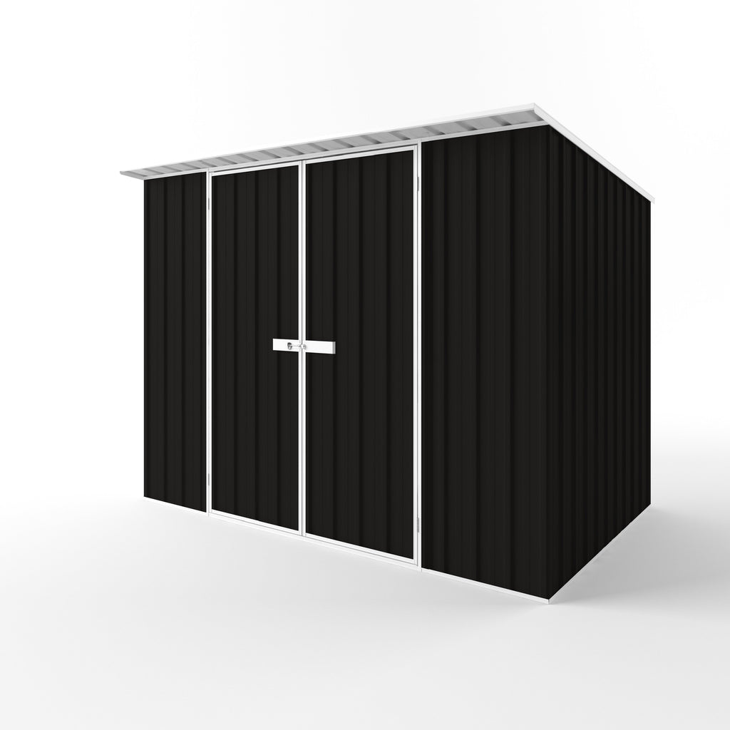 Skillion Roof Garden Shed 3.00m (w) x 1.90m (d) Standard - 2.10m Ebony Colour
