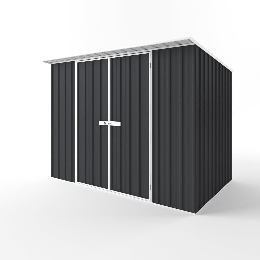 Skillion Roof Garden Shed 3.00m (w) x 1.90m (d)x 2.10m (h)  Iron Grey Colour