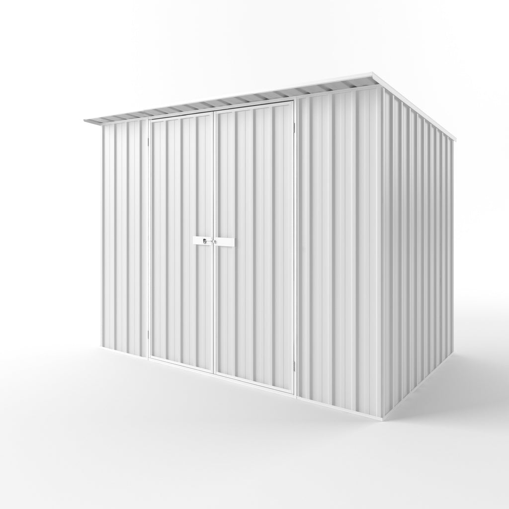 Skillion Roof Garden Shed 3.00m (w) x 1.90m (d) Standard - 2.10m Off White Colour