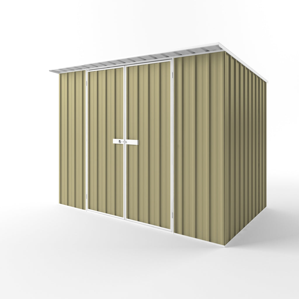 Skillion Roof Garden Shed 3.00m (w) x 1.90m (d)x 2.10m (h)  Sandlewood Colour