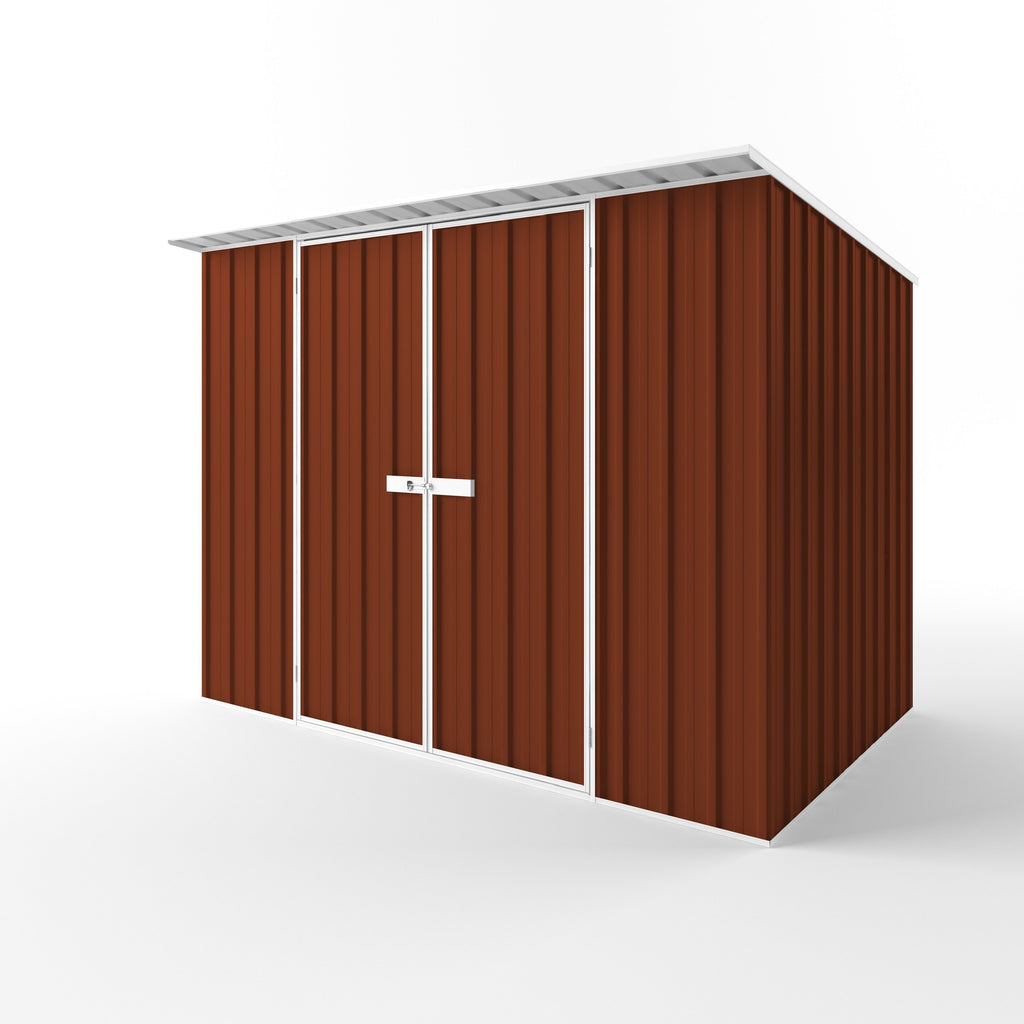 Skillion Roof Garden Shed 3.00m (w) x 1.90m (d) Standard - 2.10m Tuscan Red Colour
