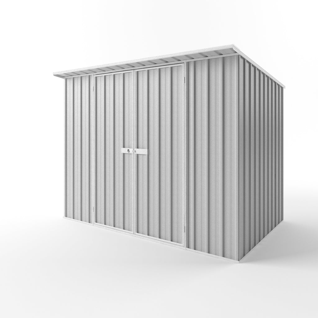 Skillion Roof Garden Shed 3.00m (w) x 1.90m (d)x 2.10m (h)  Zinc Colour
