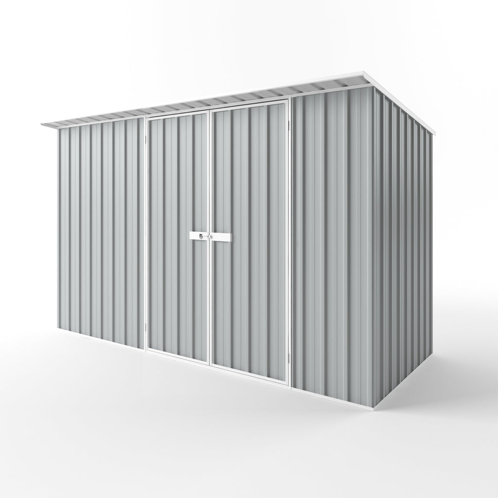 Skillion Roof Garden Shed 3.75m (w) x 1.50m (d)x 2.10m (h)  Gull Grey Colour