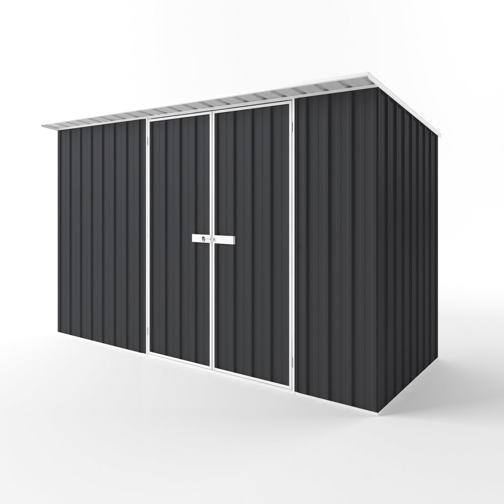 Skillion Roof Garden Shed 3.75m (w) x 1.50m (d)x 2.10m (h)  Iron Grey Colour