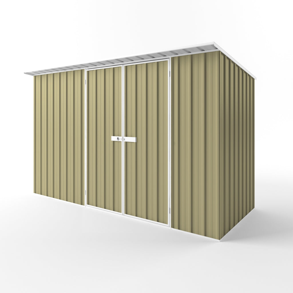 Skillion Roof Garden Shed 3.75m (w) x 1.50m (d) Standard - 2.10m Sandlewood Colour
