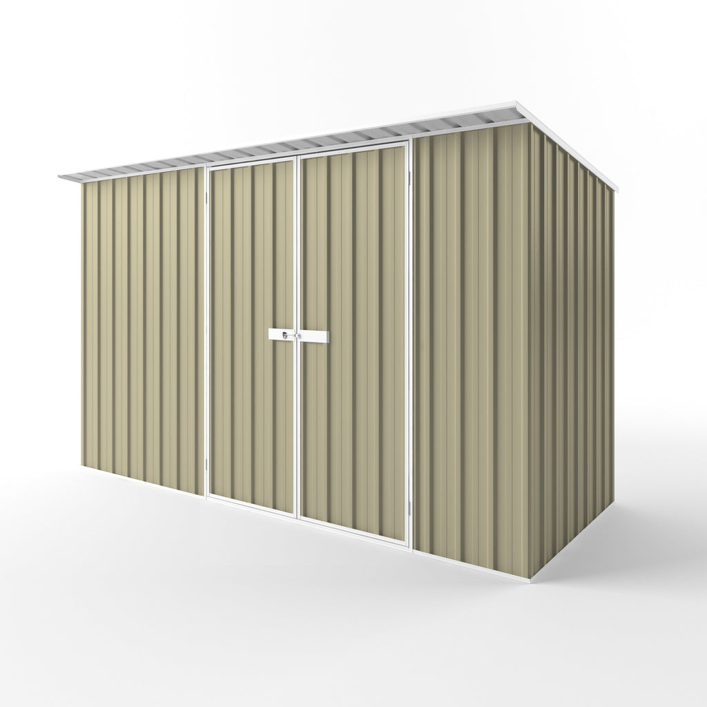 Skillion Roof Garden Shed 3.75m (w) x 1.50m (d) Standard - 2.10m Wheat Colour