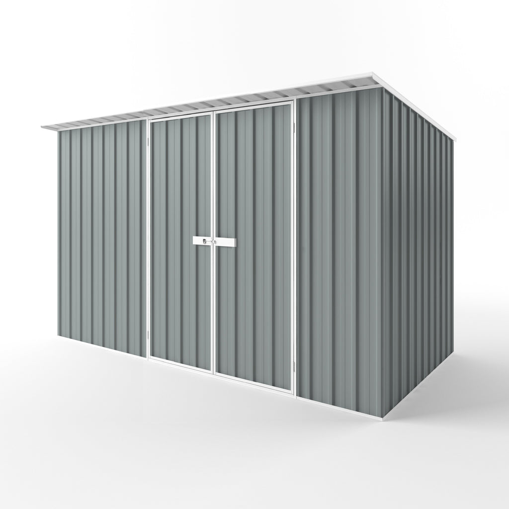 Skillion Roof Garden Shed 3.75m (w) x 1.90m (d)x 2.10m (h)  Armour Grey Colour