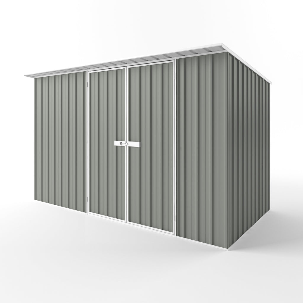 Skillion Roof Garden Shed 3.75m (w) x 1.90m (d)x 2.10m (h)  Bush Smoke Colour