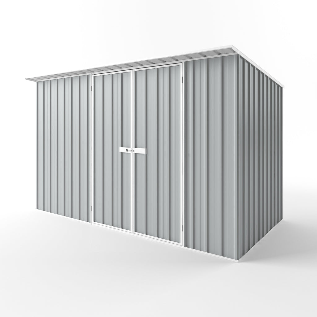 Skillion Roof Garden Shed 3.75m (w) x 1.90m (d)x 2.10m (h)  Gull Grey Colour