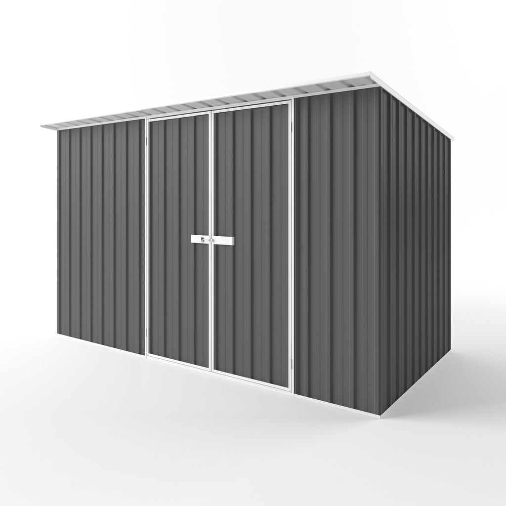 Skillion Roof Garden Shed 3.75m (w) x 1.90m (d) Standard - 2.10m Slate Grey Colour
