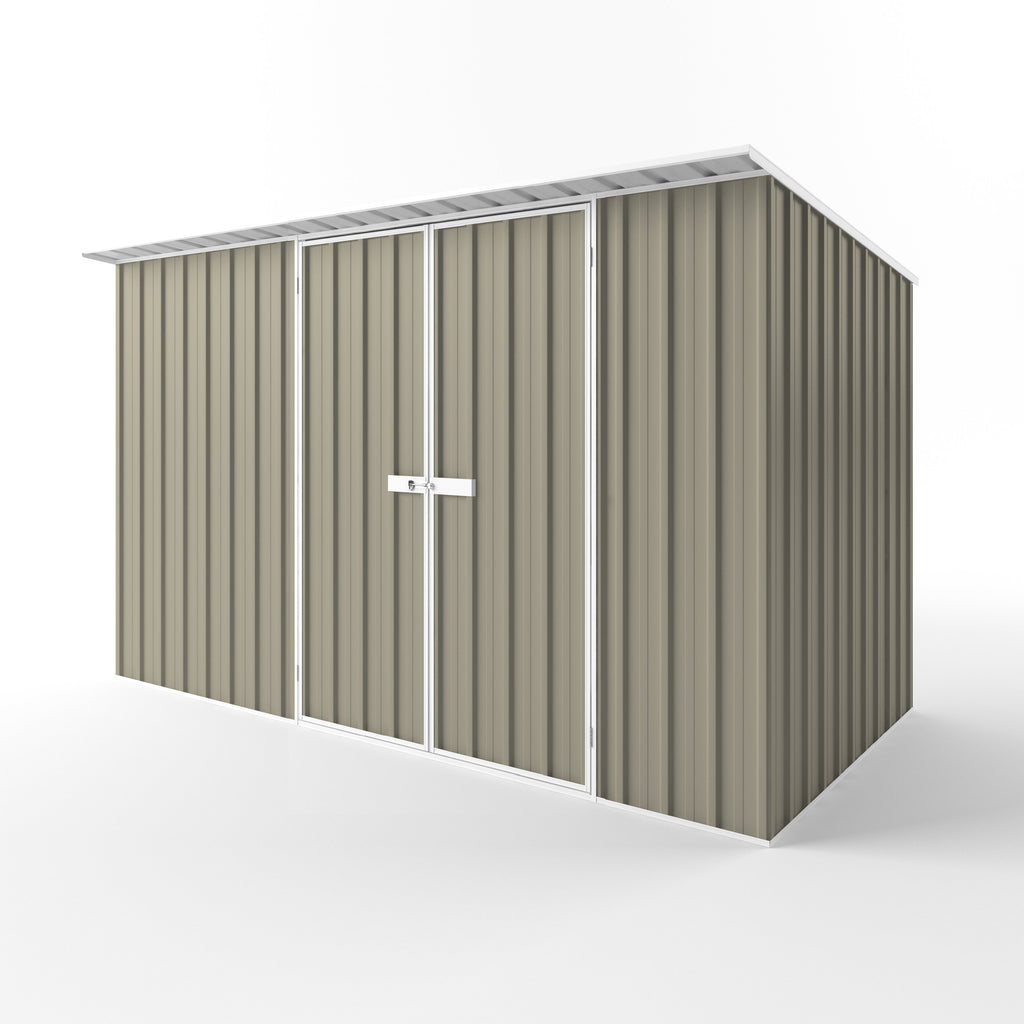 Skillion Roof Garden Shed 3.75m (w) x 1.90m (d) Standard - 2.10m Stone Colour