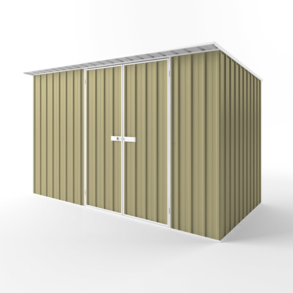 Skillion Roof Garden Shed 3.75m (w) x 1.90m (d)x 2.10m (h)  Sandlewood Colour