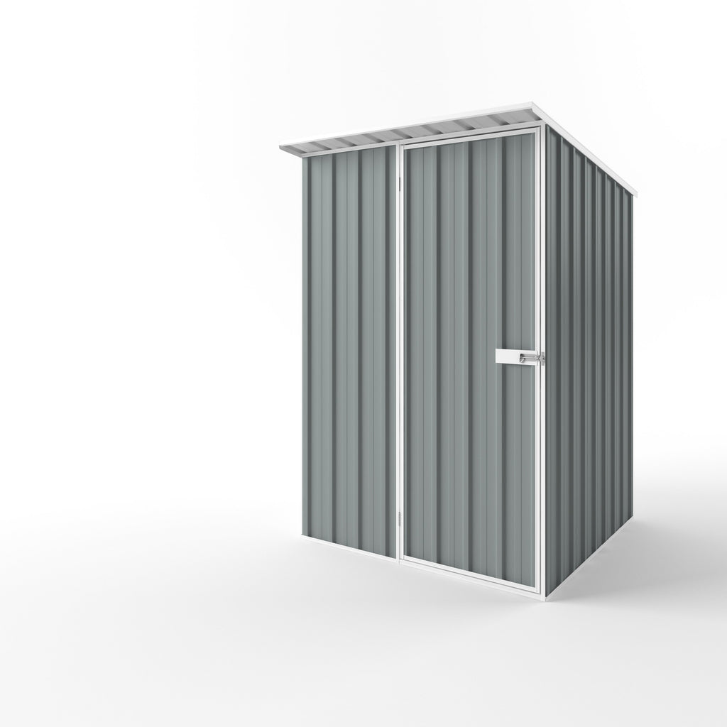 Skillion Roof Garden Shed 1.50m (w) x 1.50m (d) Standard - 2.10m Armour Grey Colour