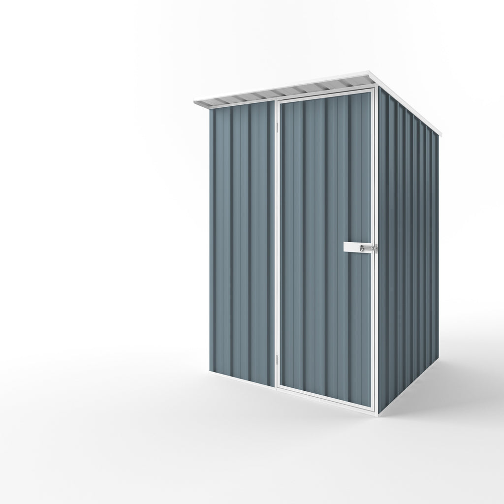 Skillion Roof Garden Shed 1.50m (w) x 1.50m (d) Standard - 2.10m Blue Horizon Colour
