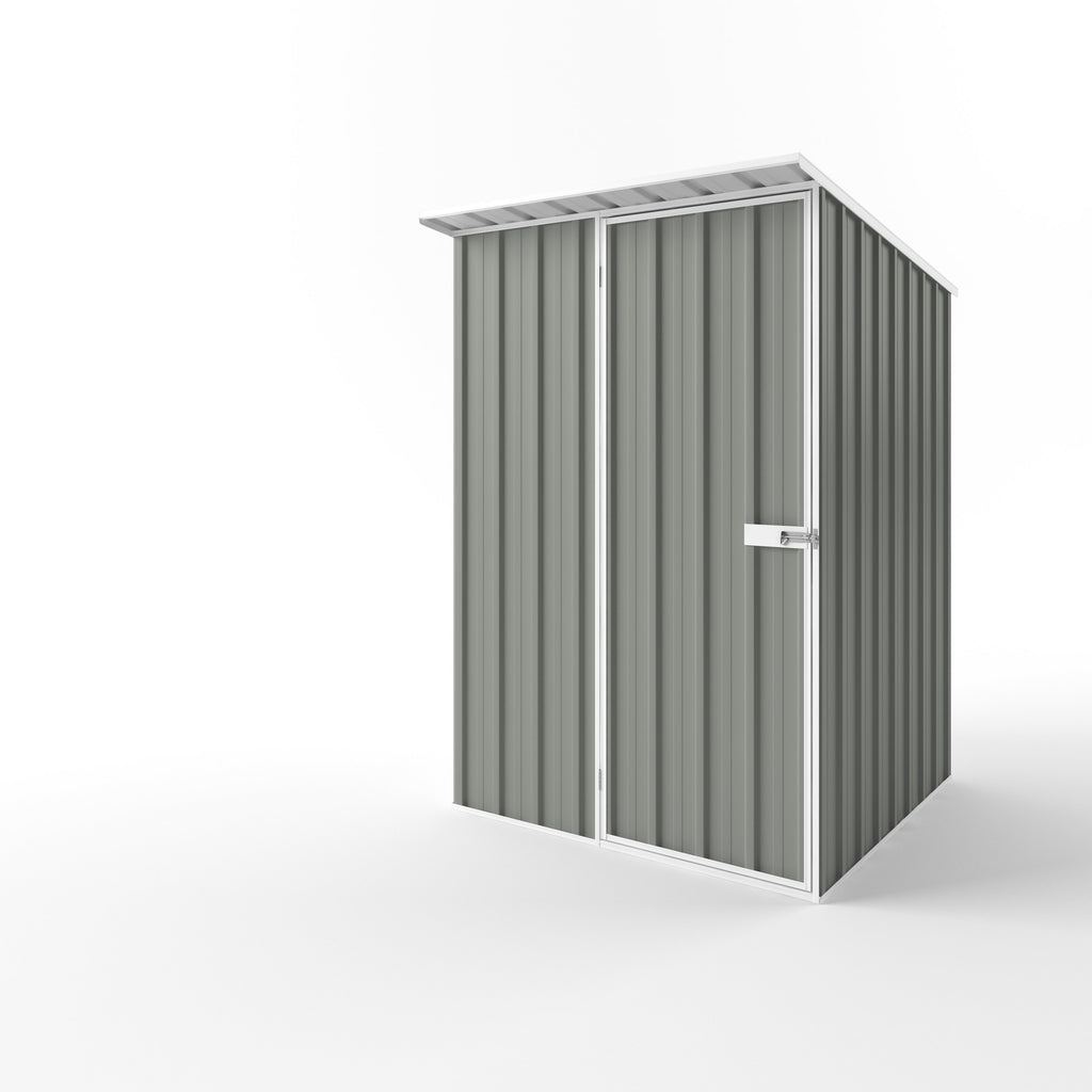 Skillion Roof Garden Shed 1.50m (w) x 1.50m (d) Standard - 2.10m Bush Smoke Colour