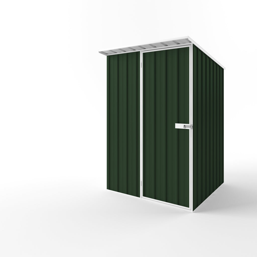 Skillion Roof Garden Shed 1.50m (w) x 1.50m (d)x 2.10m (h)  Caulfield Green Colour