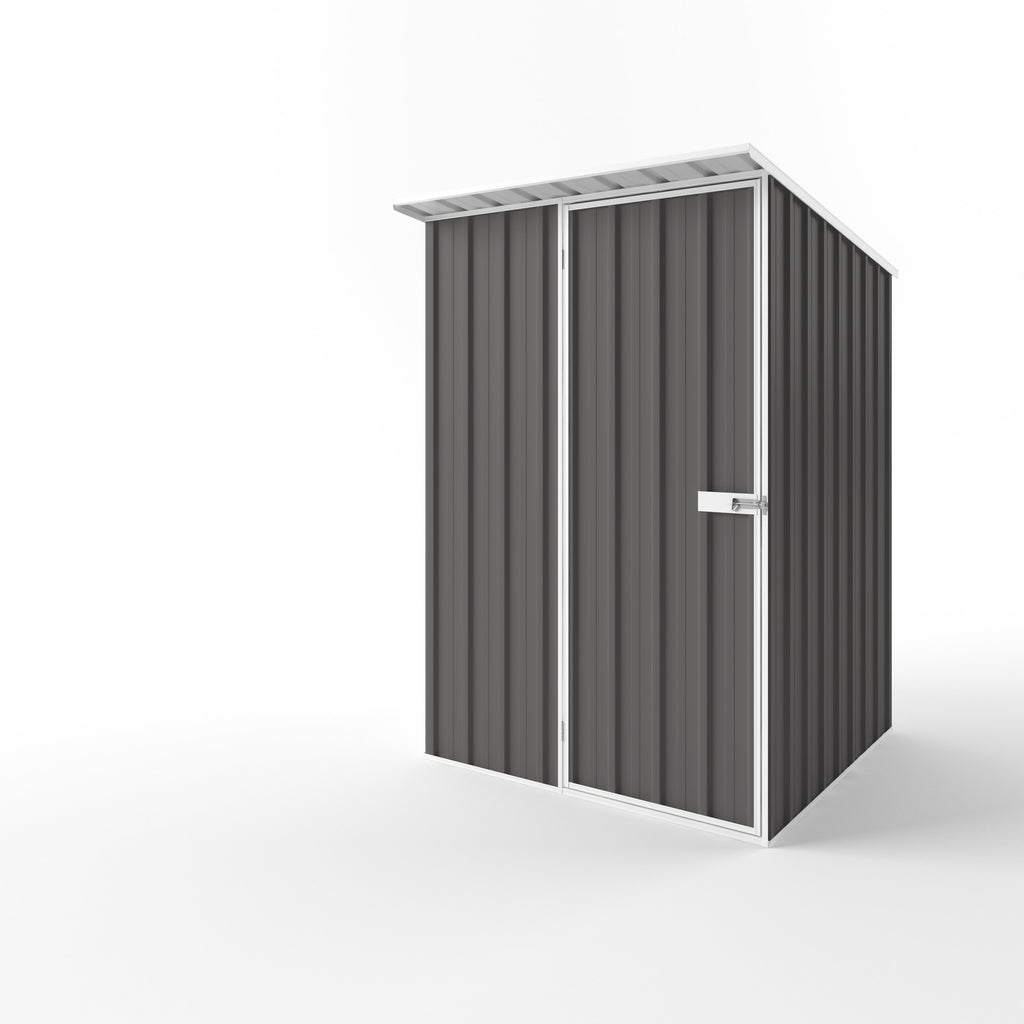 Skillion Roof Garden Shed 1.50m (w) x 1.50m (d)x 2.10m (h)  Slate Grey Colour