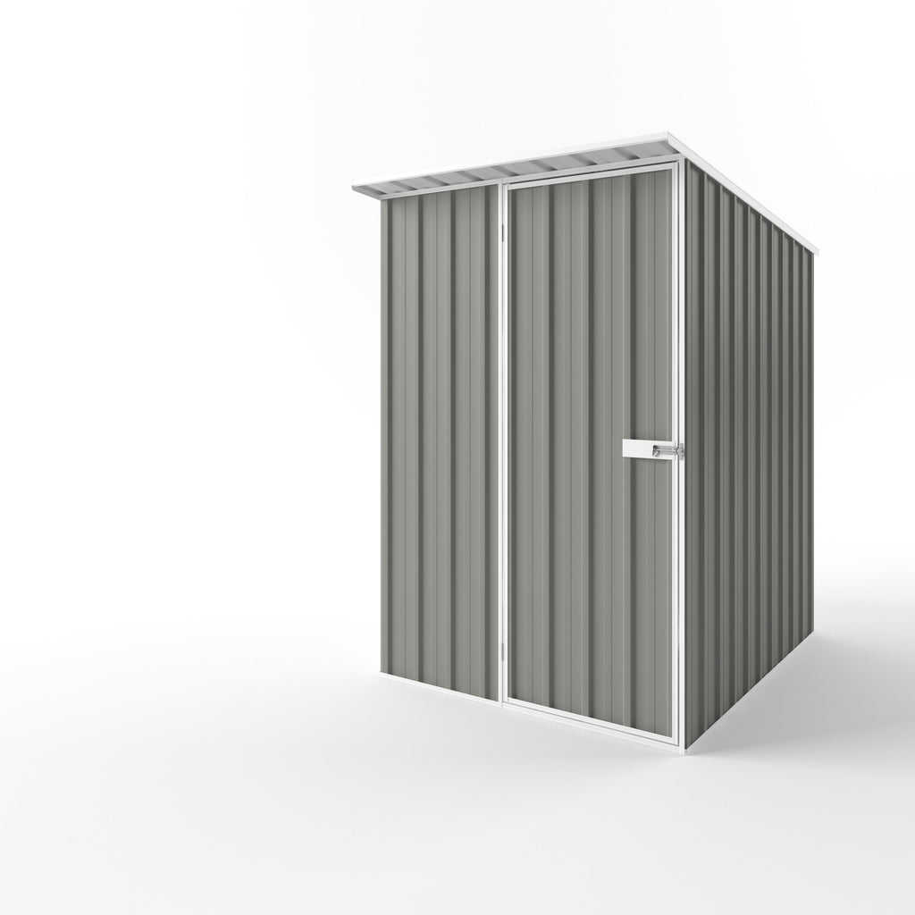 Skillion Roof Garden Shed 1.50m (w) x 1.90m (d) Standard - 2.10m Bush Smoke Colour