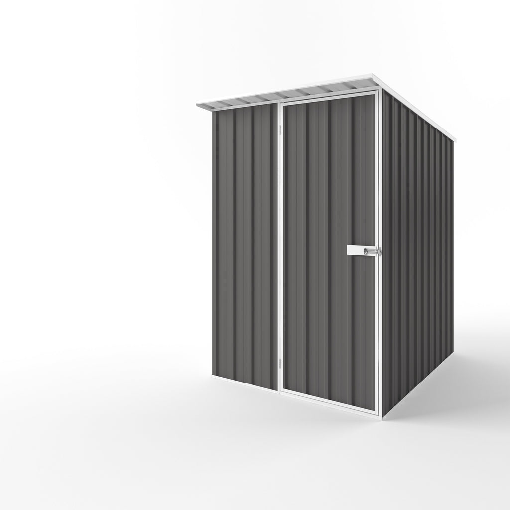 Skillion Roof Garden Shed 1.50m (w) x 1.90m (d)x 2.10m (h)  Slate Grey Colour