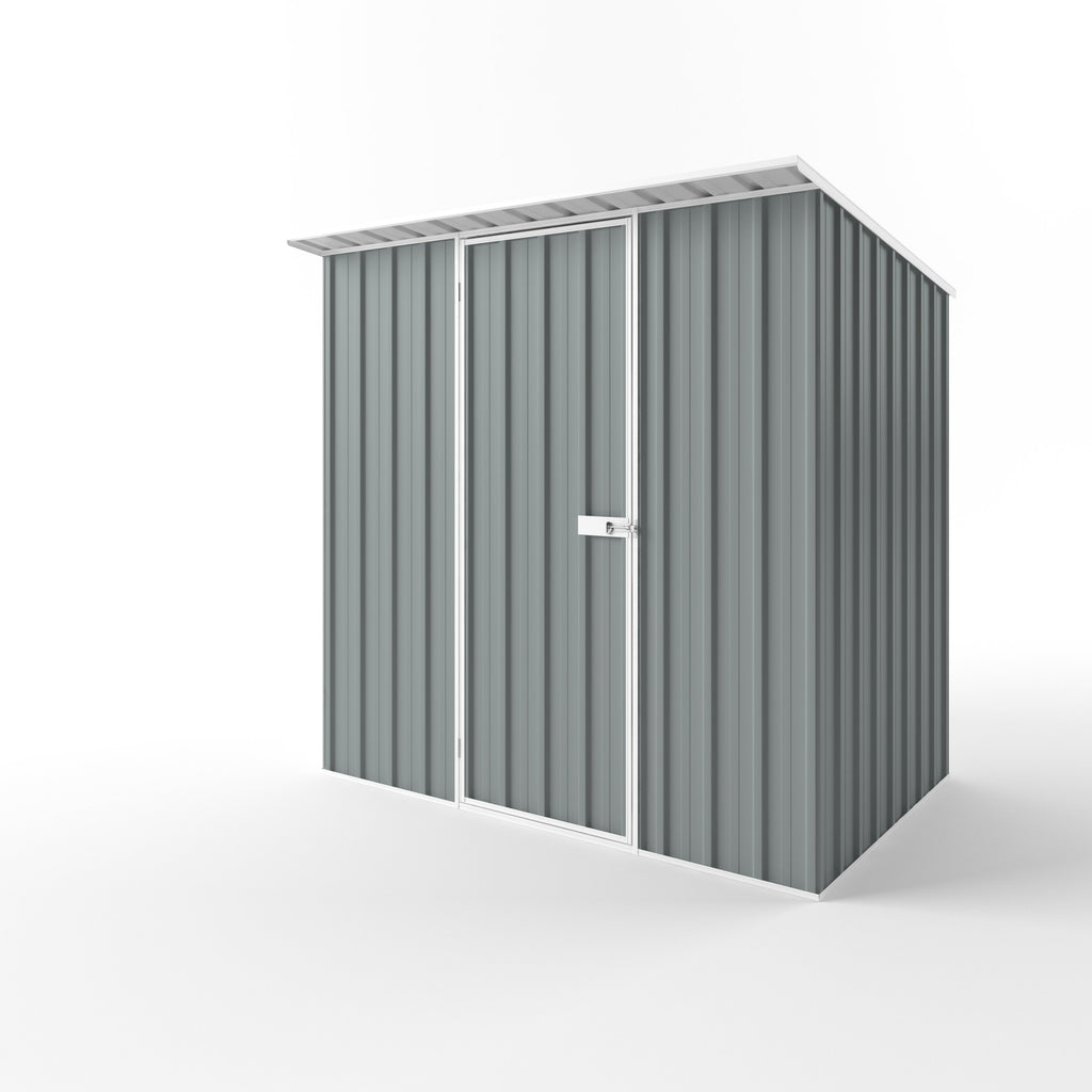 Skillion Roof Garden Shed 2.25m (w) x 1.50m (d) Standard - 2.10m Armour Grey Colour