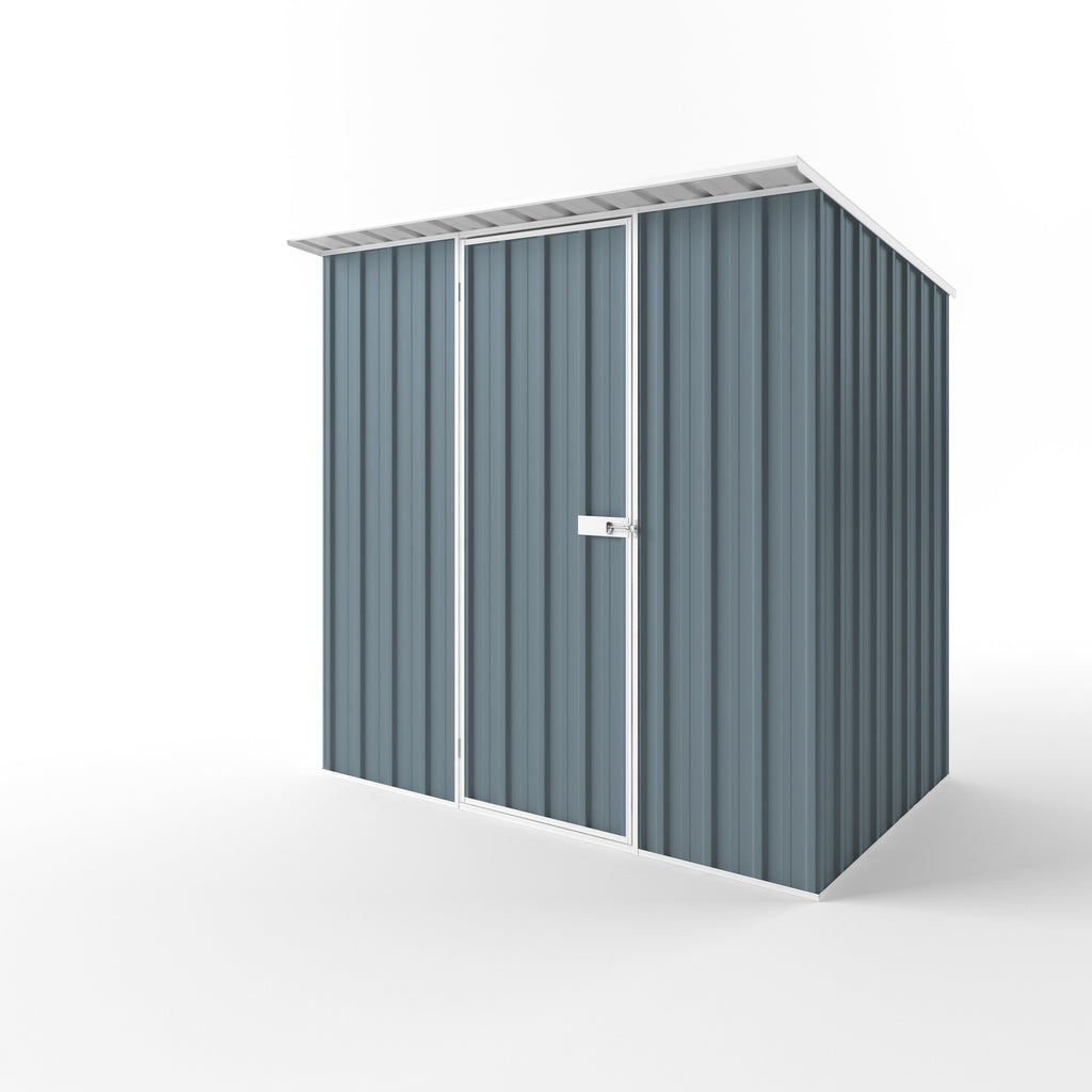 Skillion Roof Garden Shed 2.25m (w) x 1.50m (d) Standard - 2.10m Blue Horizon Colour