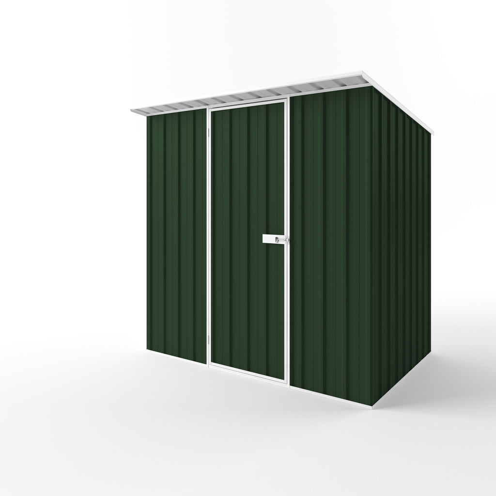 Skillion Roof Garden Shed 2.25m (w) x 1.50m (d) Standard - 2.10m Caulfield Green Colour
