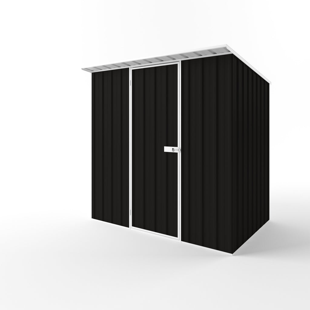 Skillion Roof Garden Shed 2.25m (w) x 1.50m (d)x 2.10m (h)  Ebony Colour