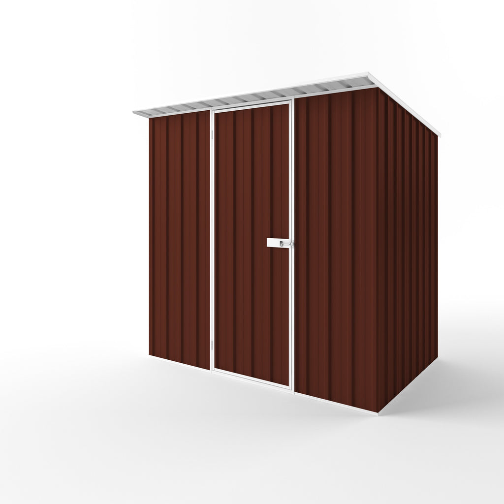 Skillion Roof Garden Shed 2.25m (w) x 1.50m (d)x 2.10m (h)  Heritage Red Colour