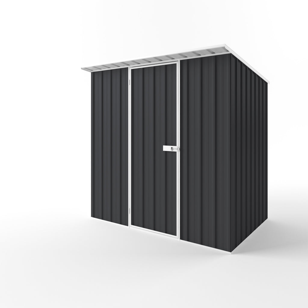 Skillion Roof Garden Shed 2.25m (w) x 1.50m (d)x 2.10m (h)  Iron Grey Colour