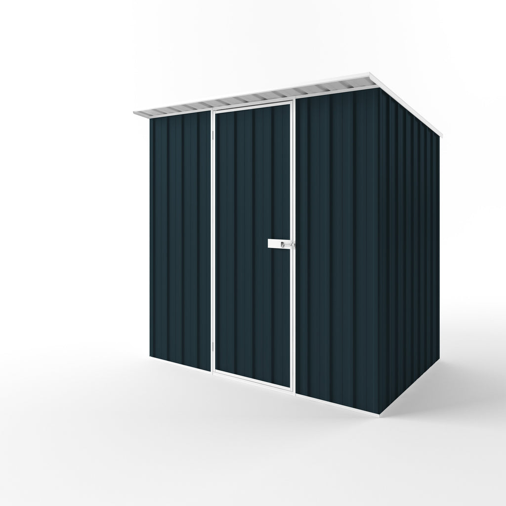 Skillion Roof Garden Shed 2.25m (w) x 1.50m (d) Standard - 2.10m Mountain Blue Colour