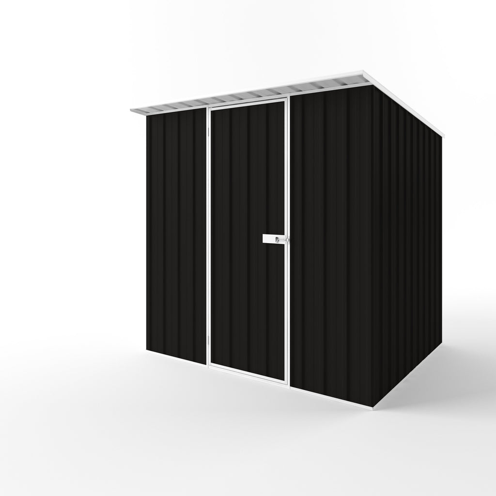 Skillion Roof Garden Shed 2.25m (w) x 1.90m (d)x 2.10m (h)  Ebony Colour