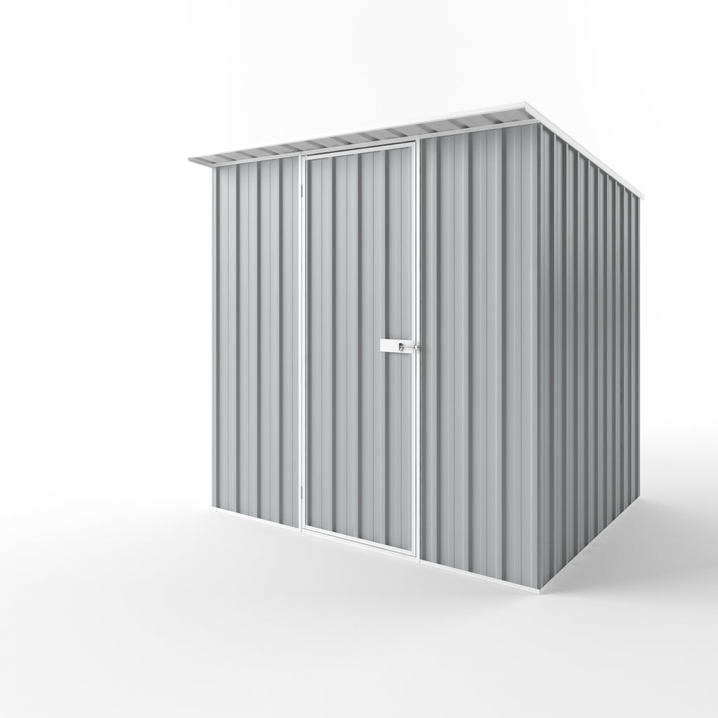 Skillion Roof Garden Shed 2.25m (w) x 1.90m (d) Standard - 2.10m Gull Grey Colour