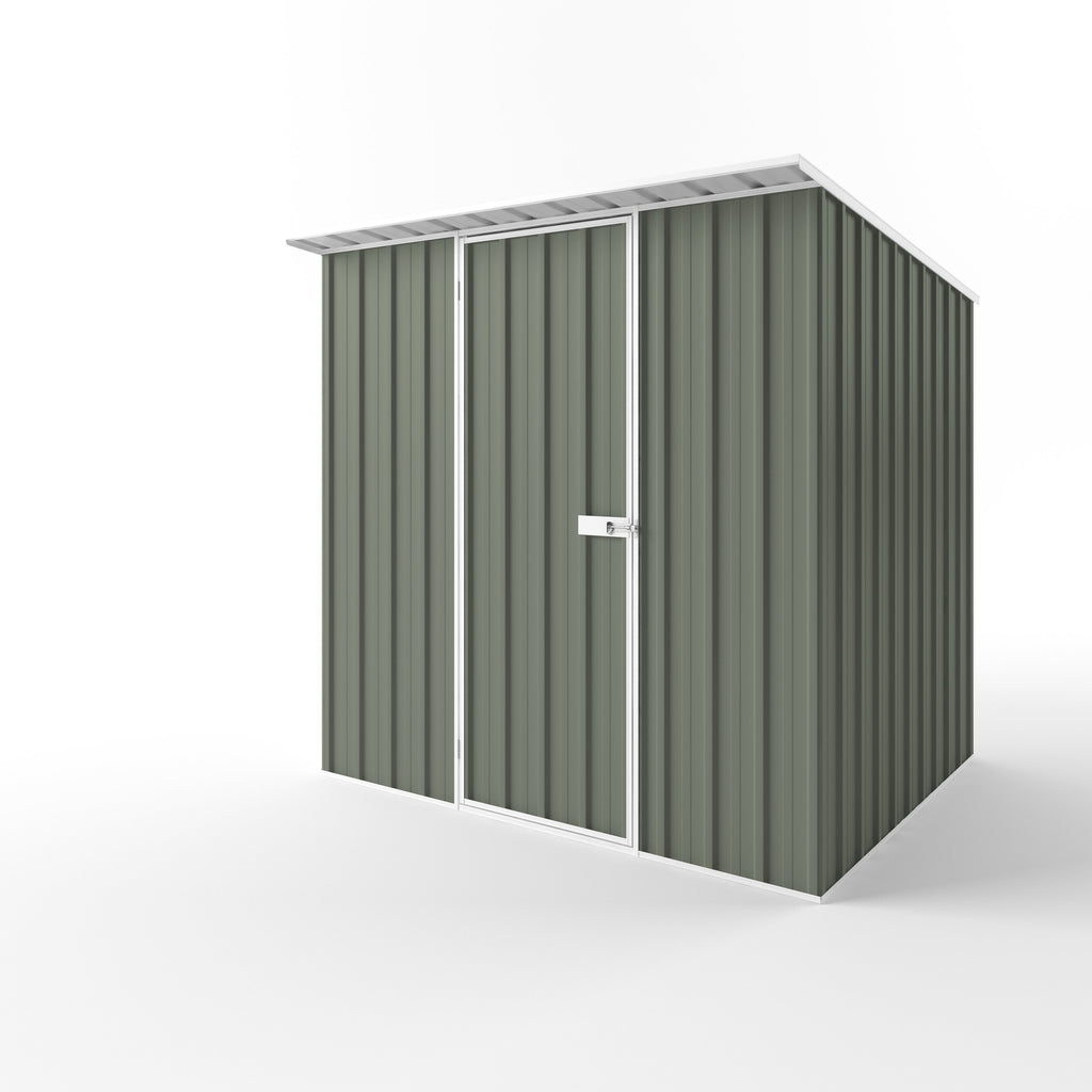 Skillion Roof Garden Shed 2.25m (w) x 1.90m (d) Standard - 2.10m Mist Green Colour