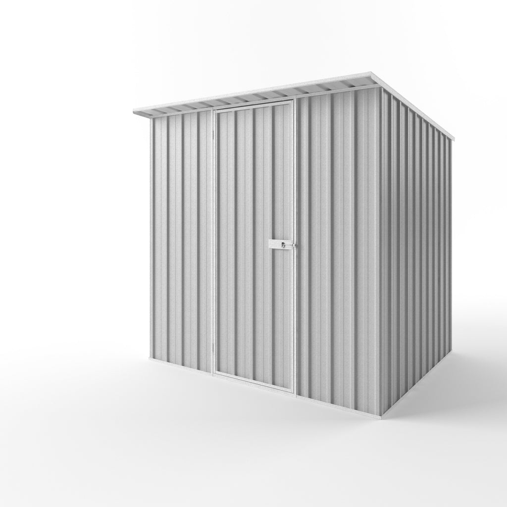 Skillion Roof Garden Shed 2.25m (w) x 1.90m (d) Standard - 2.10m Zinc Colour
