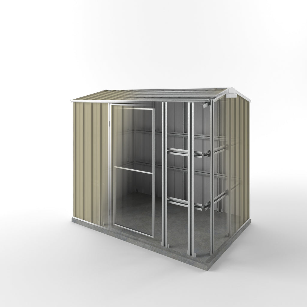 Storm Shed 2.25m (w) x 1.50m (d) Standard - 1.97m Wheat Colour