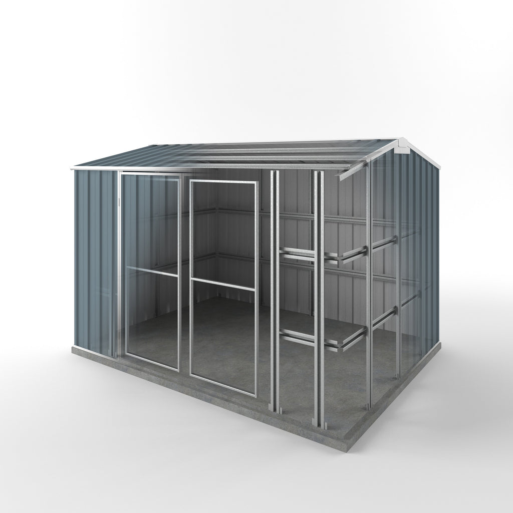 Storm Shed 3.00m (w) x 2.25m (d)x 2.05m (h)  Blue Horizon Colour