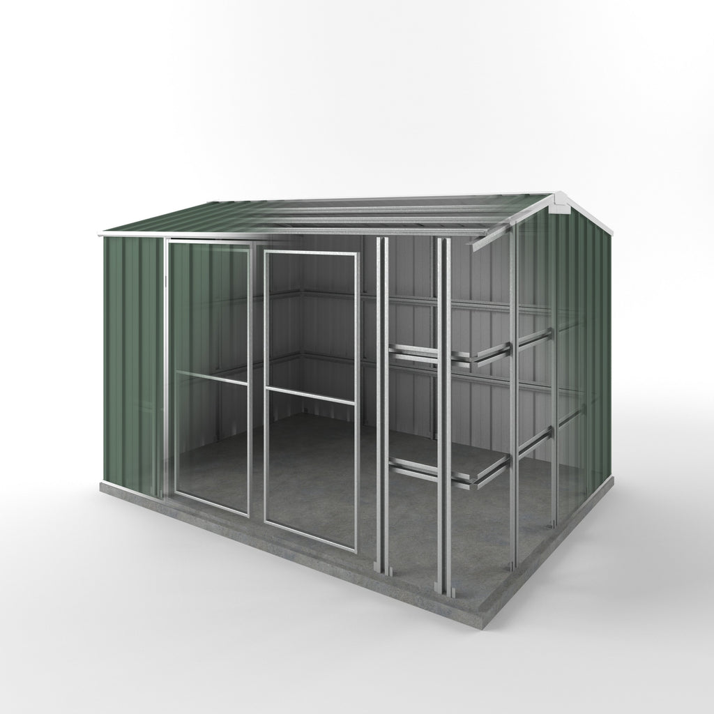 Storm Shed 3.00m (w) x 2.25m (d) Standard - 2.05m Rivergum Colour