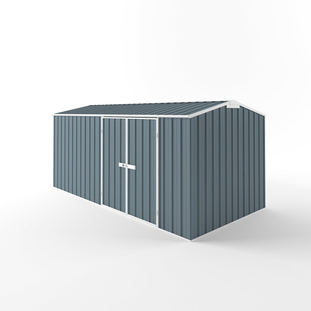Truss Roof Garden Shed 4.50m (w) x 2.25m (d)x 2.05m (h)  Blue Horizon Colour