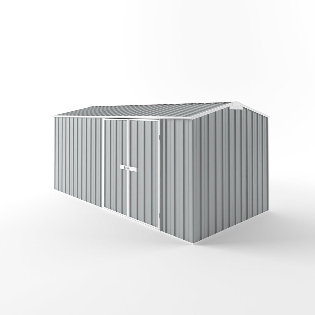 Truss Roof Garden Shed 4.50m (w) x 2.25m (d) Standard - 2.05m Gull Grey Colour