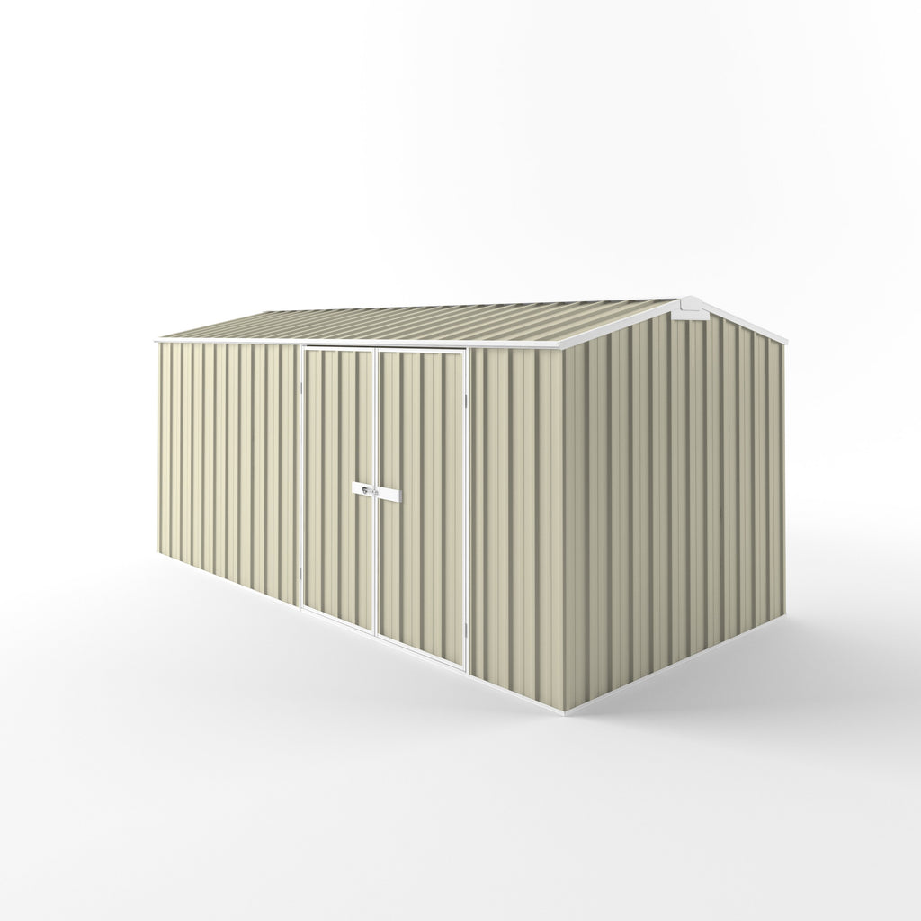 Truss Roof Garden Shed 4.50m (w) x 2.25m (d) Standard - 2.05m Smooth Cream Colour
