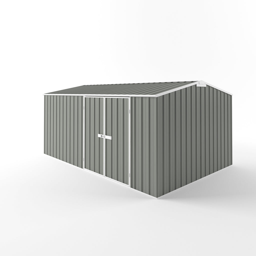 Truss Roof Garden Shed 4.50m (w) x 3.00m (d)x 2.10m (h)  Bush Smoke Colour