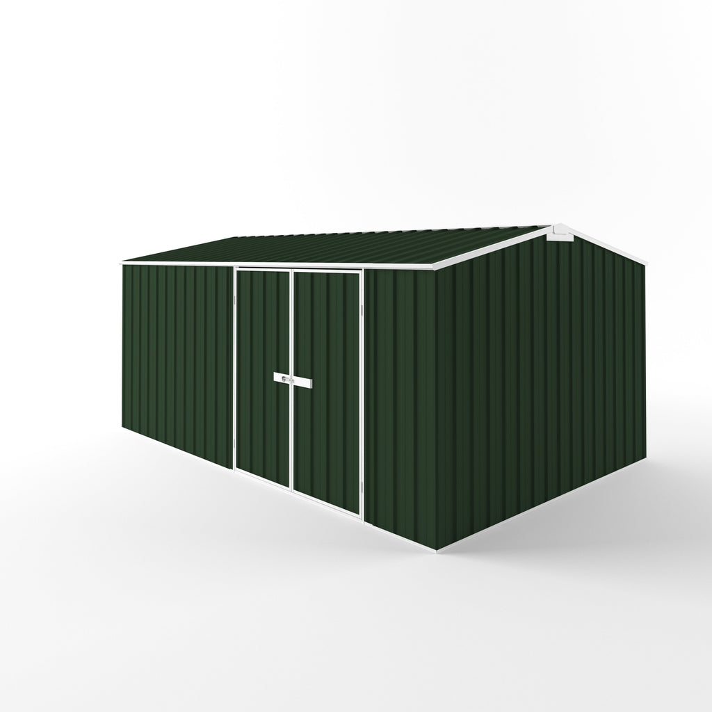 Truss Roof Garden Shed 4.50m (w) x 3.00m (d)x 2.10m (h)  Caulfield Green Colour