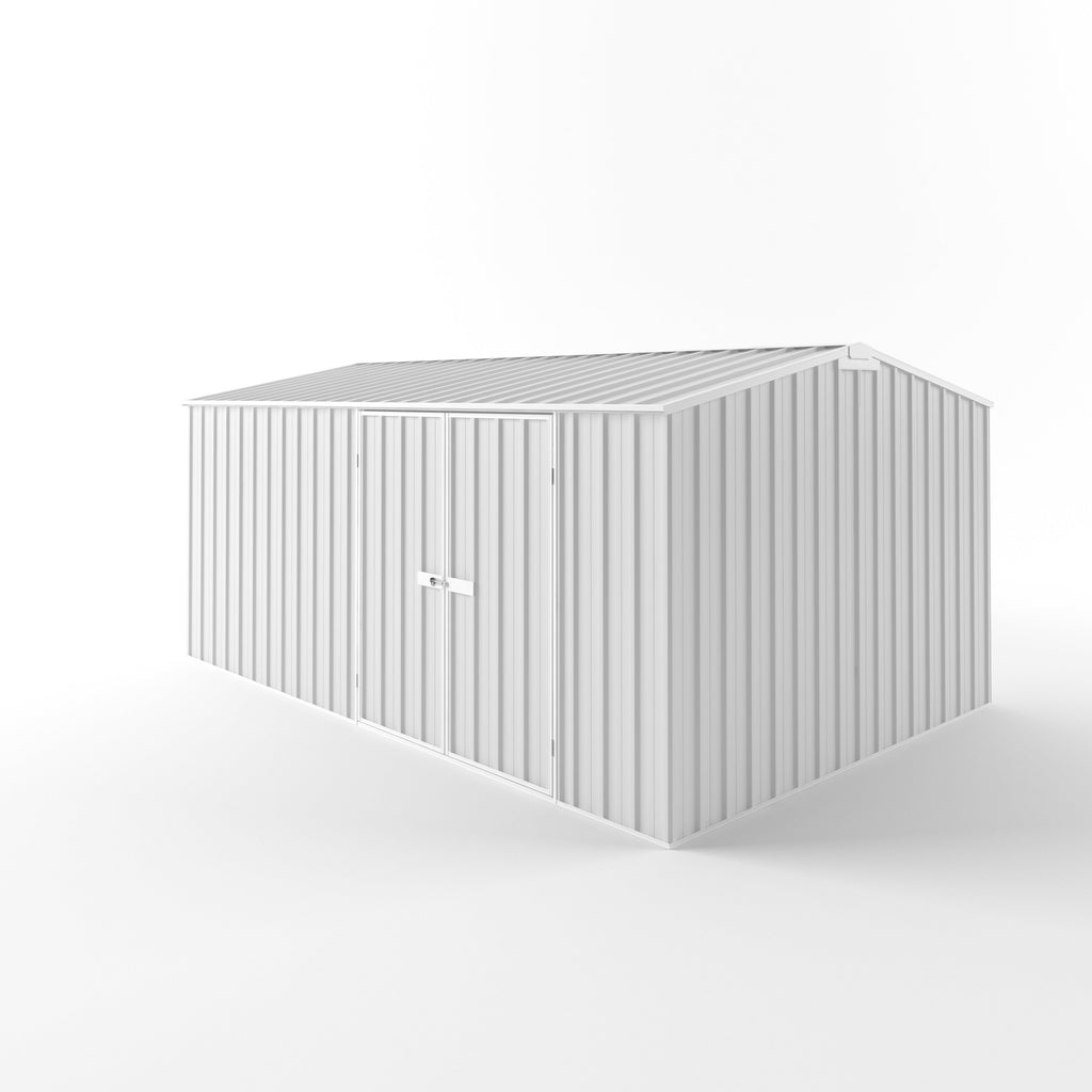 Truss Roof Garden Shed 4.50m (w) x 3.00m (d)x 2.10m (h)  Off White Colour