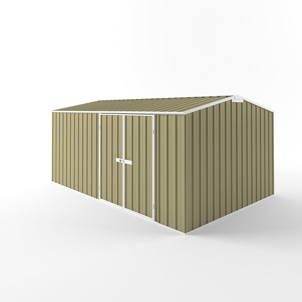 Truss Roof Garden Shed 4.50m (w) x 3.00m (d) Standard - 2.10m Sandlewood Colour