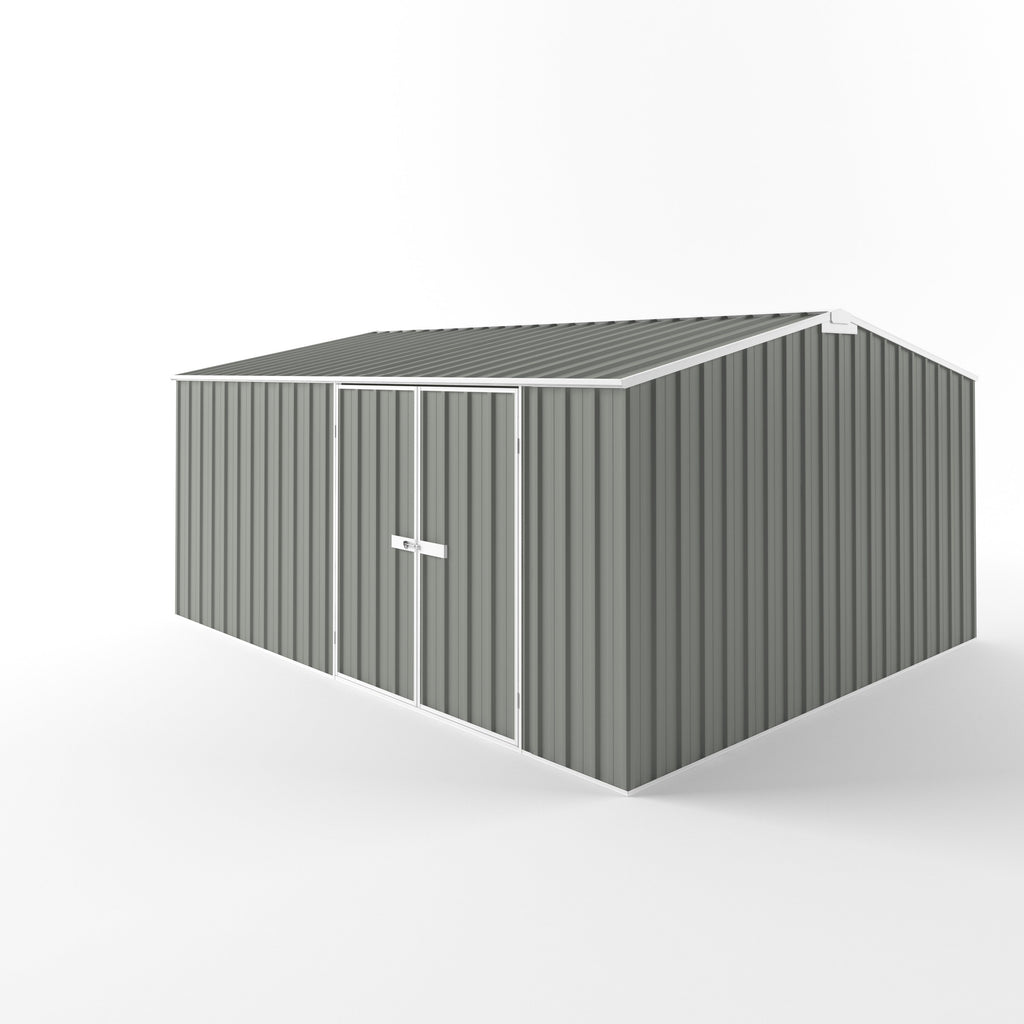 Truss Roof Garden Shed 4.50m (w) x 3.75m (d)x 2.18m (h)  Bush Smoke Colour