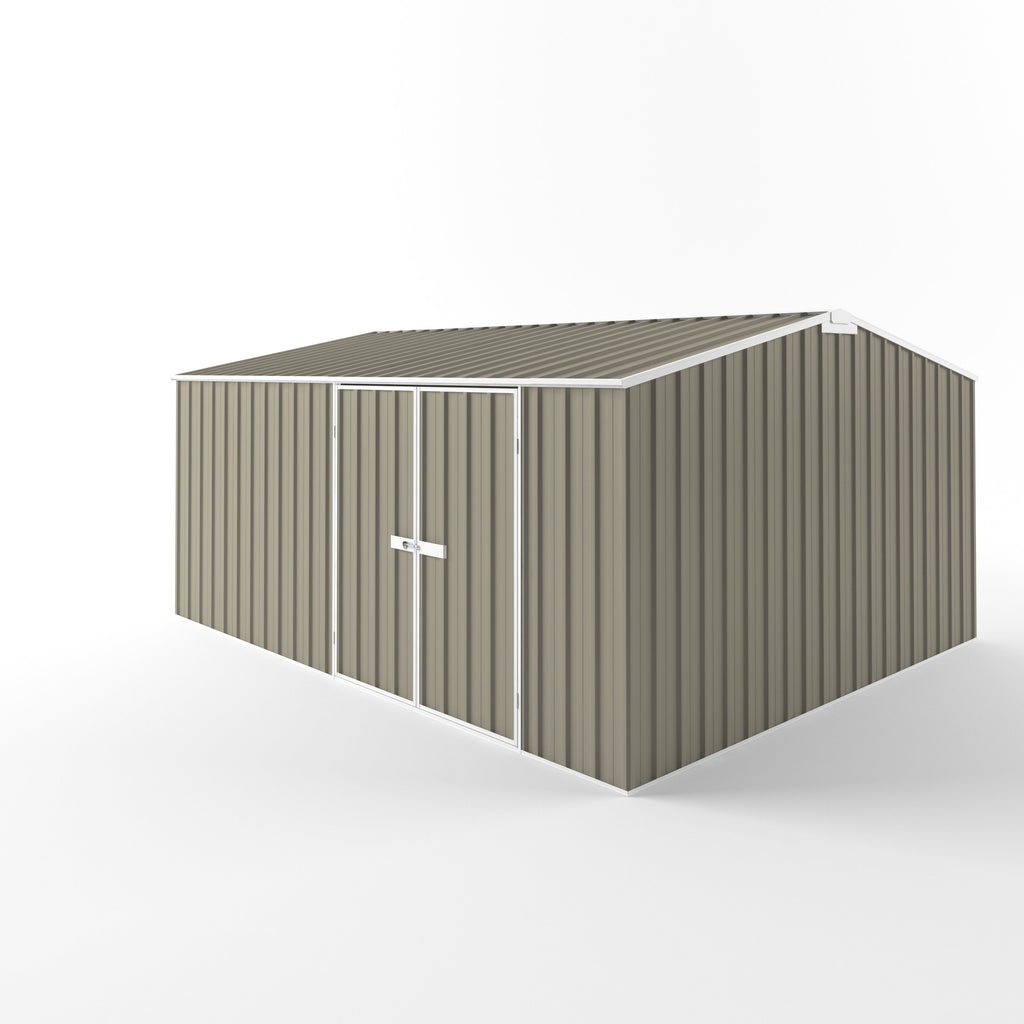 Truss Roof Garden Shed 4.50m (w) x 3.75m (d)x 2.18m (h)  Stone Colour